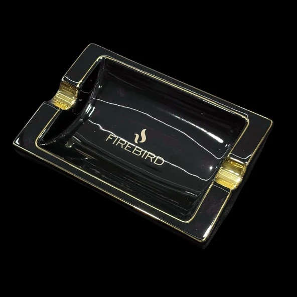 Firebird Siyah Porselen Çift Puro Küllüğü ürün görseli 1
