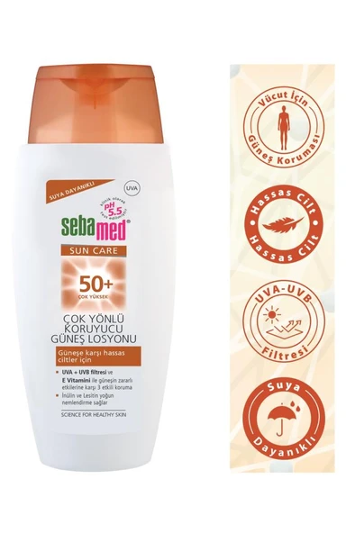 Sebamed Sun Care 50+ Güneş Losyonu 150 ml ürün görseli 1