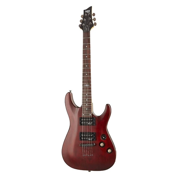 Schecter SGR C-1 Elektro Gitar Mat Kahverengi (Walnut Satin) ürün görseli 1
