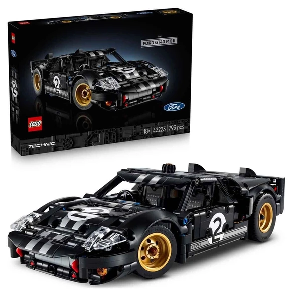 42223 Lego Technic 1966 Ford GT40 MKII 793 parça +18 yaş ürün görseli 1