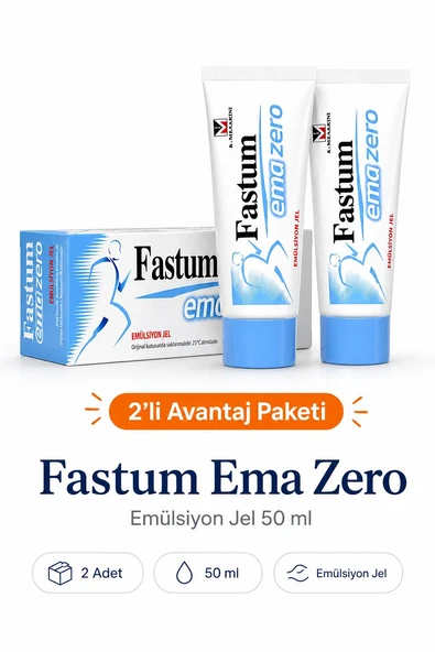 Fastum Ema Zero Emülsiyon Jel 50 ml 2 Adet ürün görseli 1