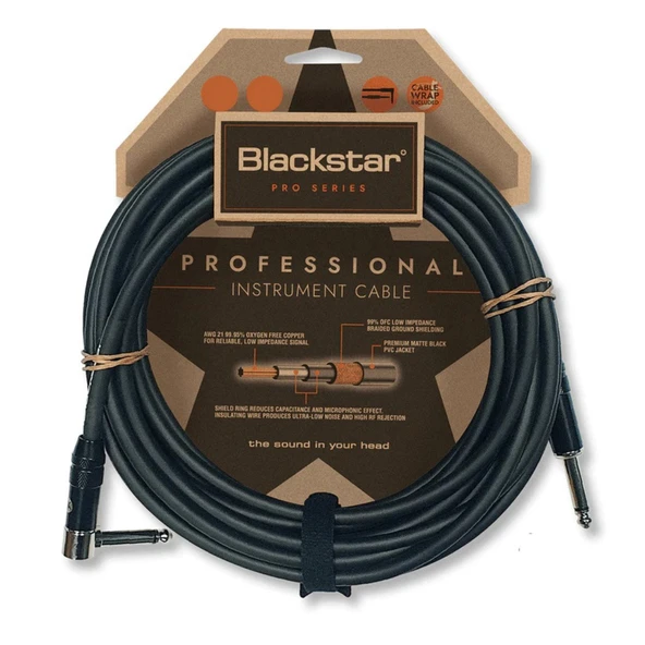 Blackstar Str/ang Professional Enstrüman Kablosu (6m) BS-CABLE-PRO-6M-SA BA231038-Z ürün görseli 1