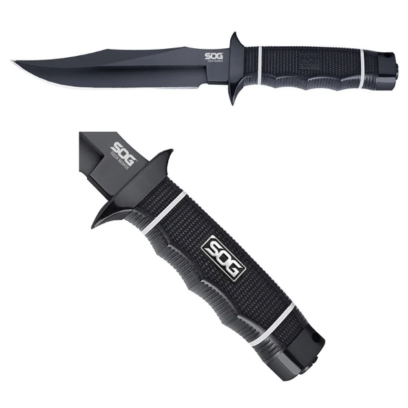 SOG S10B-K Tech Bowie Siyah Bıçak - Resim 3