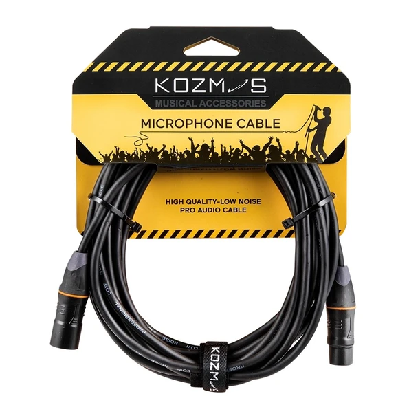 Kozmos KCL-020-10M Mikrofon Kablosu 10 Metre XLR XLR ürün görseli 1