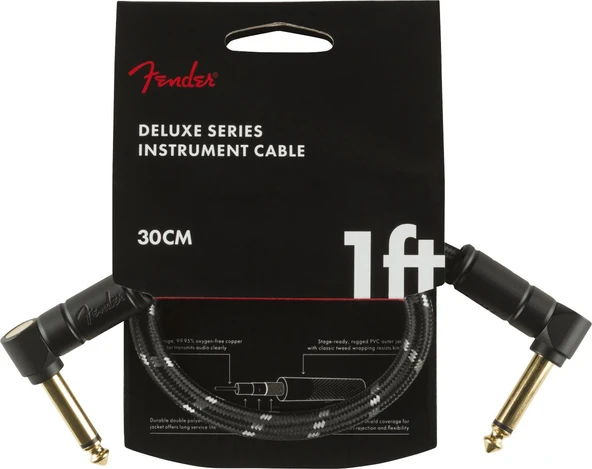 Fender Deluxe Inst Aa 1 Btwd Gitar Pedal Kablosu 0.3 Metre ürün görseli 1