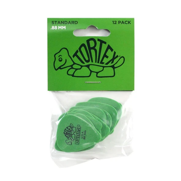 Jim Dunlop 418P.88 Tortex Standard Pena Seti ( 12 x 0.88mm) ürün görseli 1