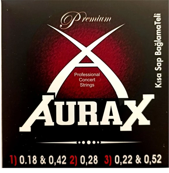 Aurax ARX18 Kısa Sap Profesyonel Bağlama Teli 018 ürün görseli 1