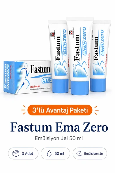 Fastum Ema Zero Emülsiyon Jel 50 ml 3 Adet ürün görseli 1