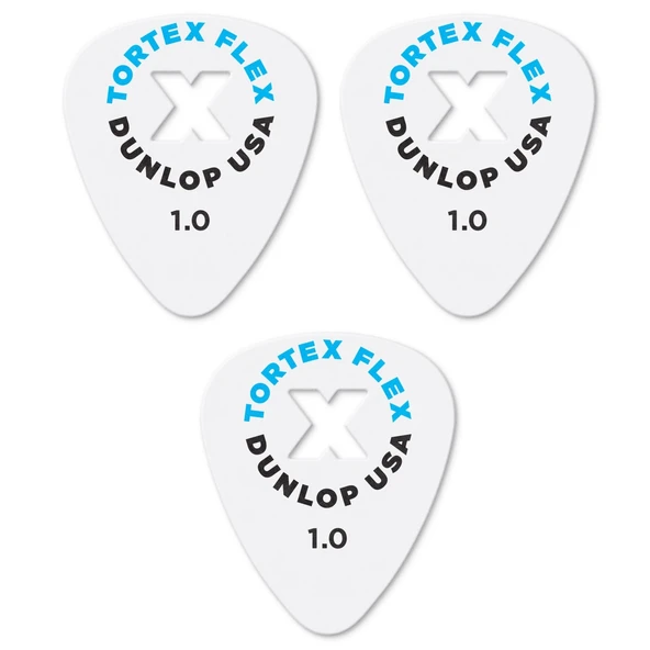 Jim Dunlop 428X1.00 Gitar Pena 3 Adet ( 1 mm) Tortex Flex X ürün görseli 1