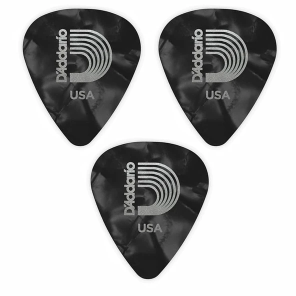 Planet Waves 1CAP7BK Gitar Pena 3 Adet 1.25mm Siyah X Heavy ürün görseli 1
