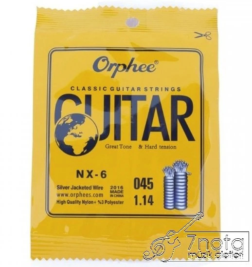 Orphee NX-6 Klasik Gitar Tek Tel (Kalın Mi) - Resim 2