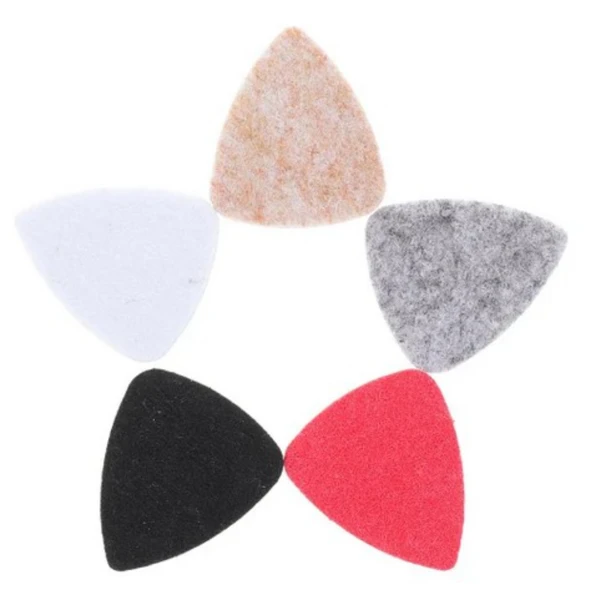 DG01-5 Keçe Ukulele Penası (5 Adet) 3mm. Keçe Gitar Penası ürün görseli 1