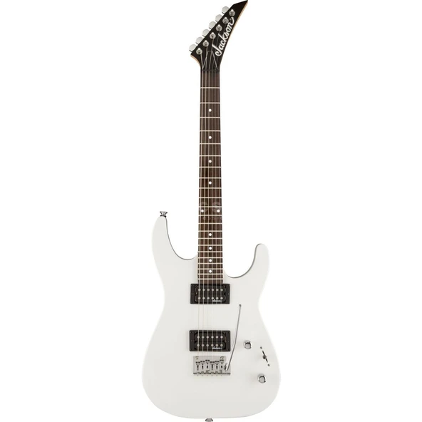 Jackson JS11 Elektro Gitar Dinky 2-Point Tremolo RW Gloss White ürün görseli 1