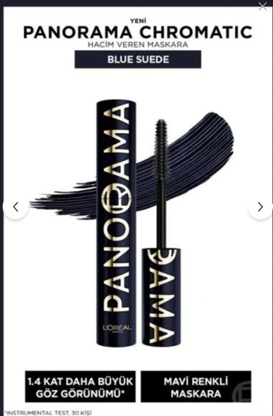 L'Oreal Paris Panorama Chromatic Maskara Blue Suede ürün görseli 1