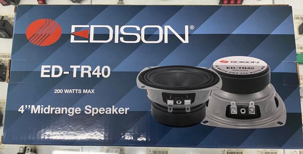 Edison ED-TR40 10 cm 200 Watt Max Power Oto Midrange ürün görseli 1