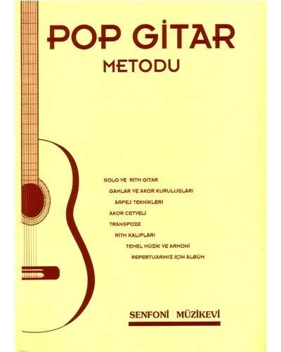 Senfoni Ynl. Pop Gitar Metodu N11.966 ürün görseli 1