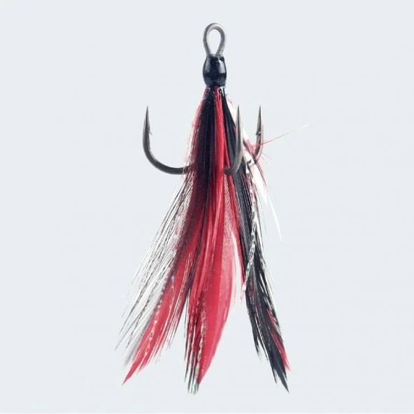 BKK Feathered Spear 21-SS Üçlü Olta İğnesi  4 3 Pcs - Resim 2