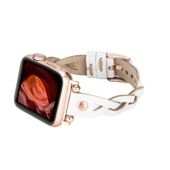 Apple Watch Uyumlu Deri Kordon Wanda 38-40-41mm RT F3 ürün görseli 1