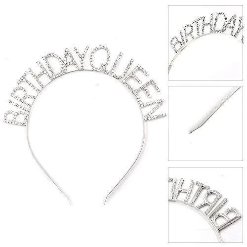 Birthday Queen Yazılı Kraliçe Taç - Resim 3