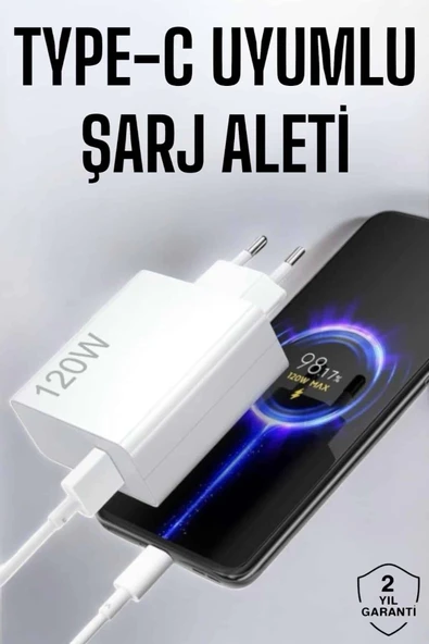 Type-C 120W Şarj Aleti Hızlı Şarj Turbo ürün görseli 1