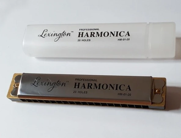 Cremonia HM0120 MIZIKA 20 DELİK PROFESSIONAL HARMONICA ŞEFFAF KUTULU ürün görseli 1
