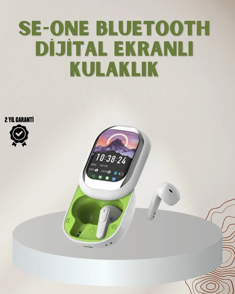 Dokunmatik Ekranlı Aktif Gürültü Azaltma Özellikli Kablosuz Kulaklık V5.4 ürün görseli 1