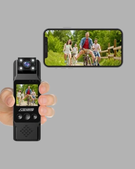 Taşınabilir Full HD Mini Kamera TFT Ekranlı - Resim 5
