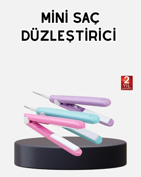 Seyahat Tipi Mini Saç Düzleştirici – Seramik Kaplama, Hızlı Isınma, Kompakt Tasarım ürün görseli 1