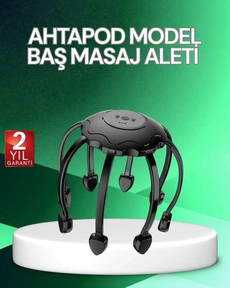 Elektrikli Saç Derisi Masaj Aleti Çok Noktalı Titreşimli Rahatlatıcı Bakım ürün görseli 1