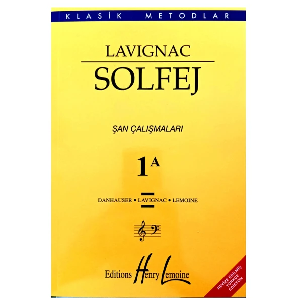 Portemem Ynl. Lavignac 1A Şan Çalışmaları Solfej LAVIGNAG ürün görseli 1