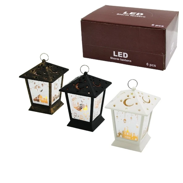 Ramazan Temalı Kare Kubbe LED Lamba - Resim 3