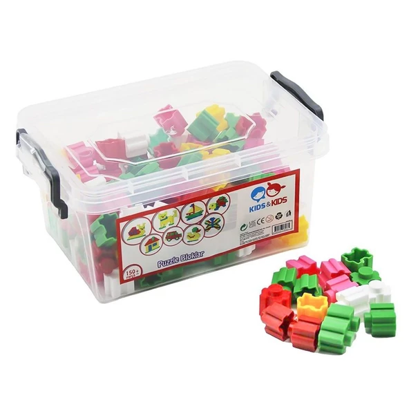 STR-114 Puzzle Bloklar 150 Parça -Dinamik Oyuncak ürün görseli 1