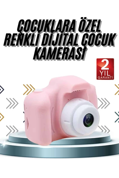 Çocuklara Özel Fotoğraf Ve Video Çeken Mini Çok Renkli Fotoğraf Makinesi ürün görseli 1
