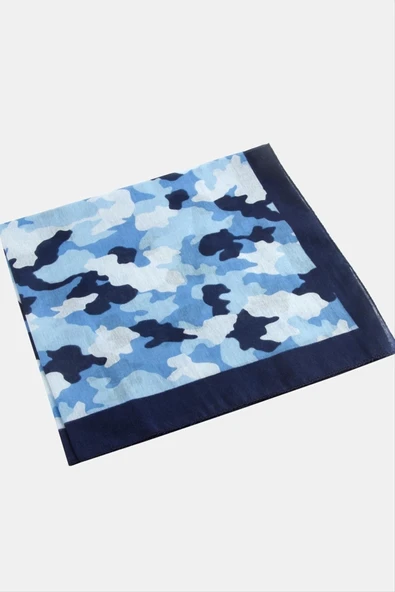 Asker Desenli Bandana 50*50 ürün görseli 1