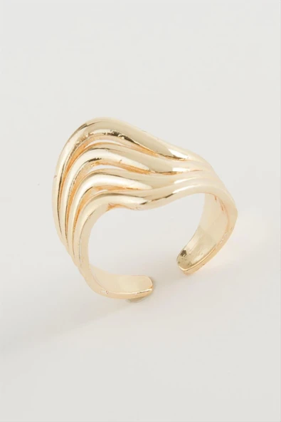 Oval Metal Yüzük ürün görseli 1