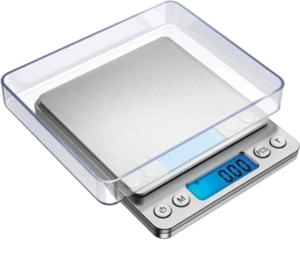 Crown Dijital Göstergeli Kare Mutfak Terazi (3 Kg/0.1) ürün görseli 1