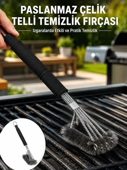 Izgara ve Barbekü Temizleme Fırçası Dayanıklı Tasarım Yeni Nesil ürün görseli 1