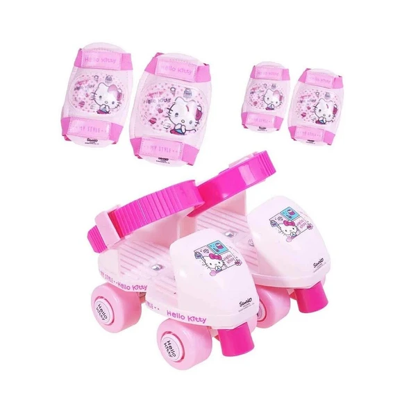 25-31 Hello Kitty Çantalı Aksesuarlı Paten Seti 4214 ürün görseli 1