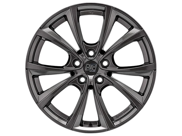 MSW-27T TESLA JANT 5X114.3 20X9.5 ET45 64.1 MISTRAL ANTRASIT DESIGNED BY O.Z. ürün görseli 1