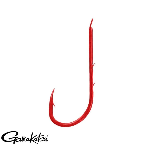 GAMAKATSU LS-5260R  No:4 Kırmızı Olta İğnesi 1/25 ürün görseli 1