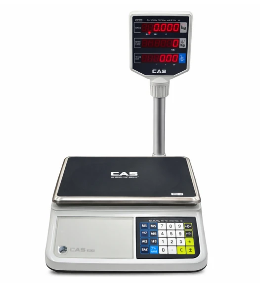 Cas PRII 30 EP Led  Fiyat Hesaplamalı Terazi 30 Kg Boyunlu ürün görseli 1
