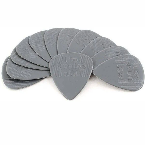 Jim Dunlop 44P.73 Nylon Standard Medium12li Pena Seti (0.73 mm) ürün görseli 1