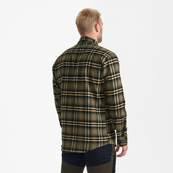 DEERHUNTER Carson Yeşil Kareli Gömlek 43/44 - Resim 4
