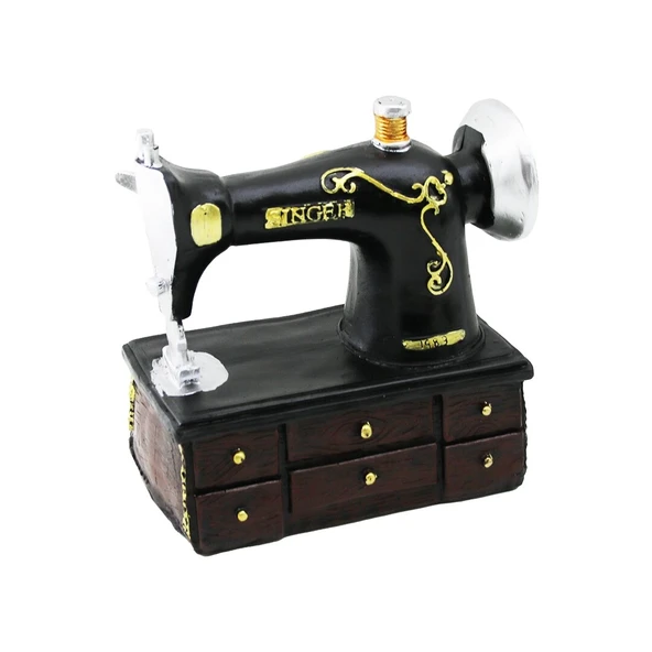 Dikiş Makinesi Tasarımlı Biblo - Vintage Model - Nostaljik Dekor ürün görseli 1