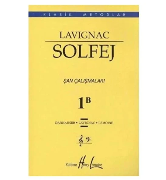 Portemem Ynl. Lavignac 1B Şan Çalışmaları Solfej LAVIGNAG ürün görseli 1