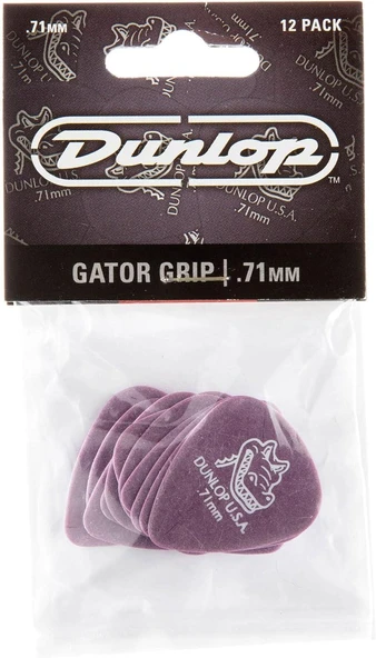 Jim Dunlop 417P.71 Gator Grip 12li Pena Seti (0.71mm) ürün görseli 1