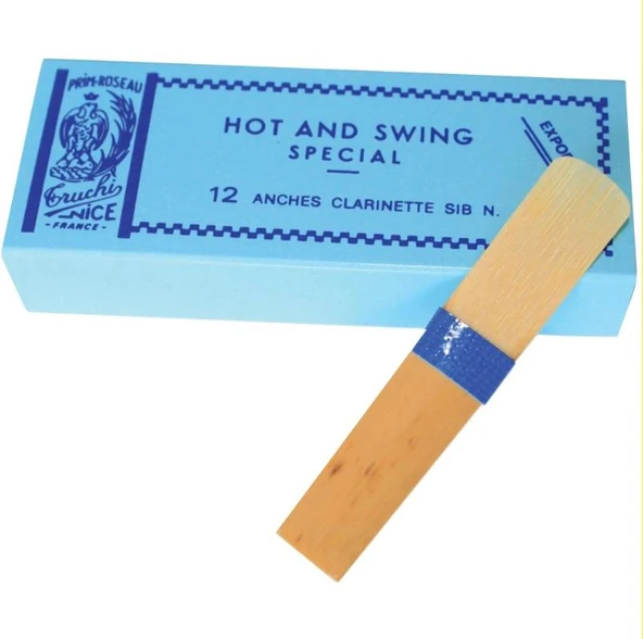 BHS15 Hot And Swing Rigotti Klarnet Kamış 1,5 No Mavi Kuşak Profesyonel 12li Paket ürün görseli 1