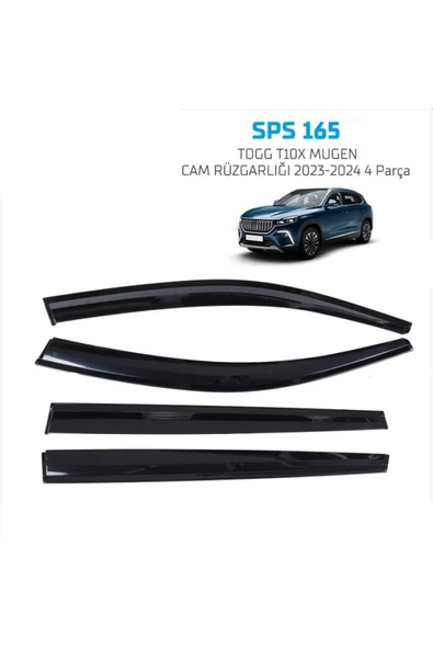 Cam Rüzgarlığı Mugen Sunplex Togg T10X 2023-2024 Uyumlu4Lü Sps165 ürün görseli 1