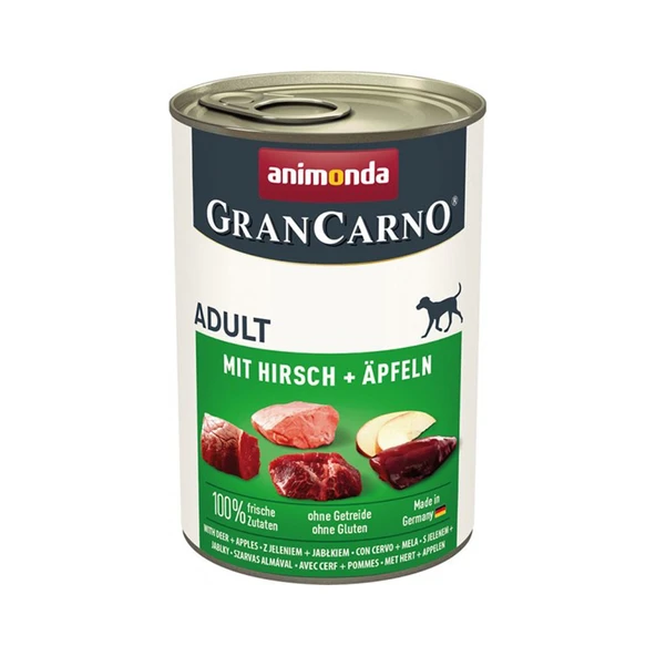 Animonda GranCarno Elmalı Geyikli Yetişkin Köpek Konservesi 400g ürün görseli 1