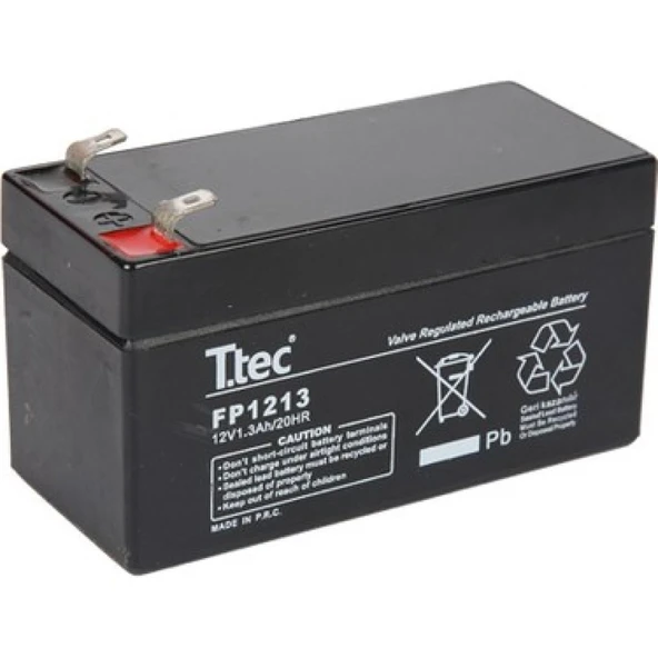 TTEC 12V 1.3 AH Kuru Bakımsız Akü ürün görseli 1